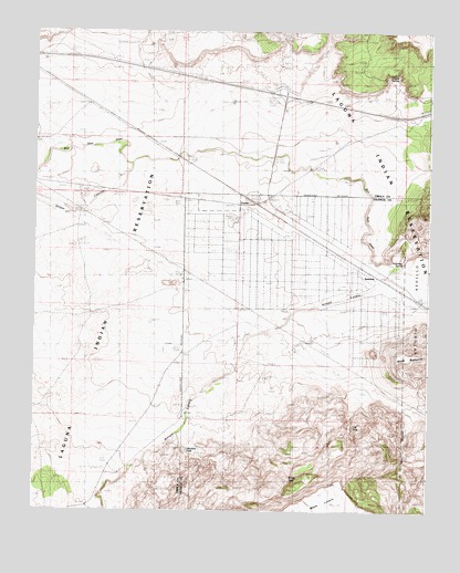 Correo, NM USGS Topographic Map