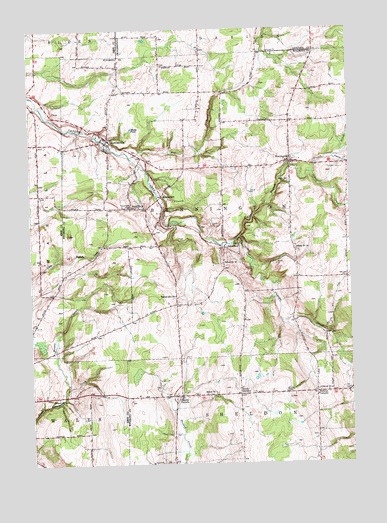 Cowlesville, NY USGS Topographic Map