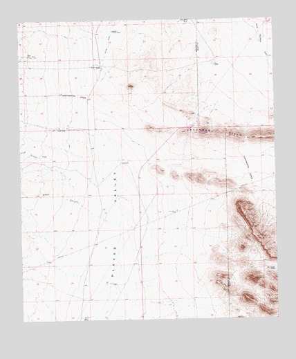 Coyote Peak, NM USGS Topographic Map