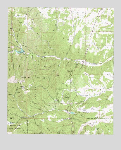 Angus, NM USGS Topographic Map