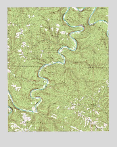 Cozahome, AR USGS Topographic Map