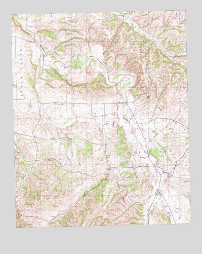 Creston, CA USGS Topographic Map