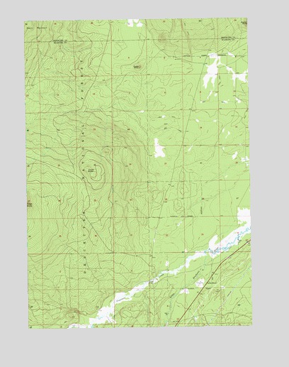 Cryder Butte, OR USGS Topographic Map