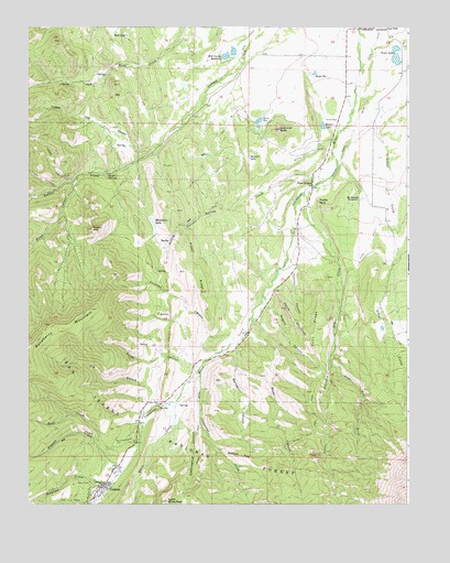 Cuchara, CO USGS Topographic Map