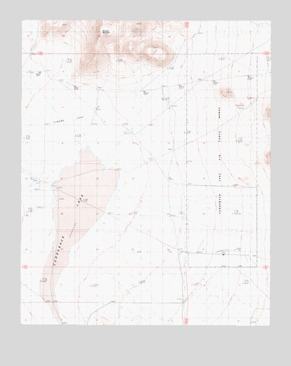 Cuddeback Lake, CA USGS Topographic Map