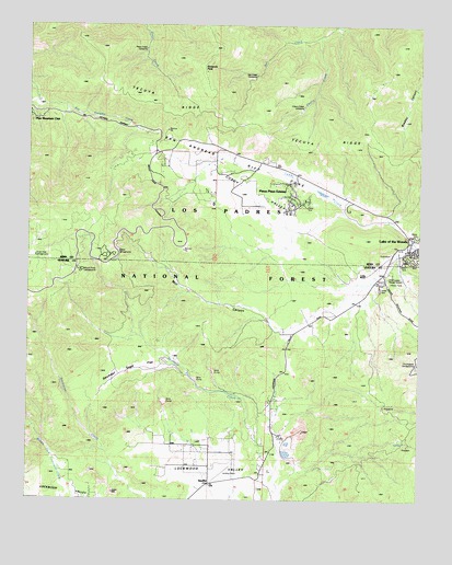 Cuddy Valley, CA USGS Topographic Map