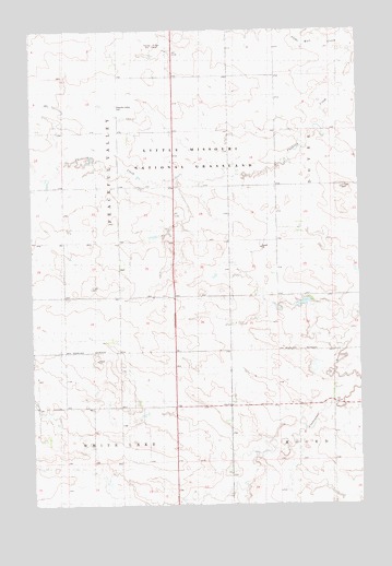 Daglum SW, ND USGS Topographic Map