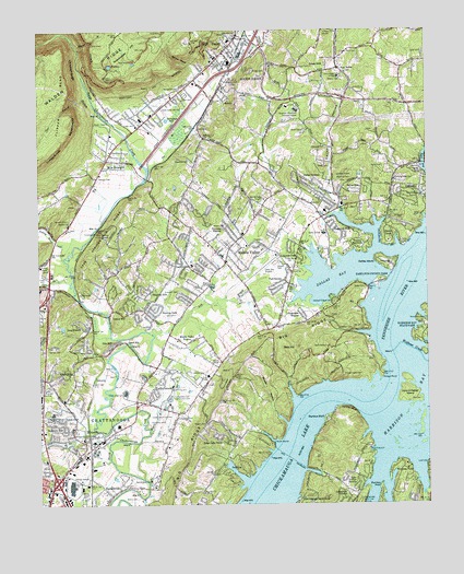 Daisy, TN USGS Topographic Map