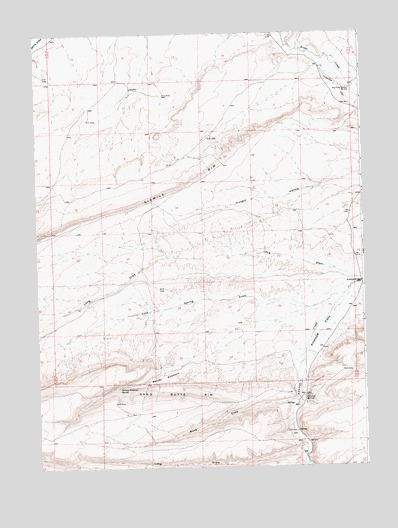Antelope Flats, WY USGS Topographic Map