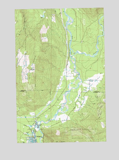 Darrington, WA USGS Topographic Map