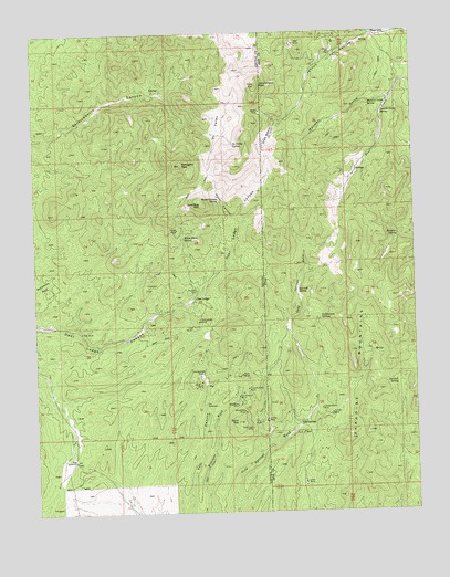 Deer Lodge Canyon, NV USGS Topographic Map