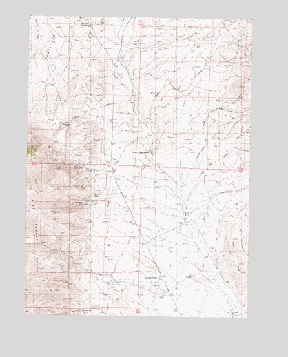 Denio Summit, NV USGS Topographic Map