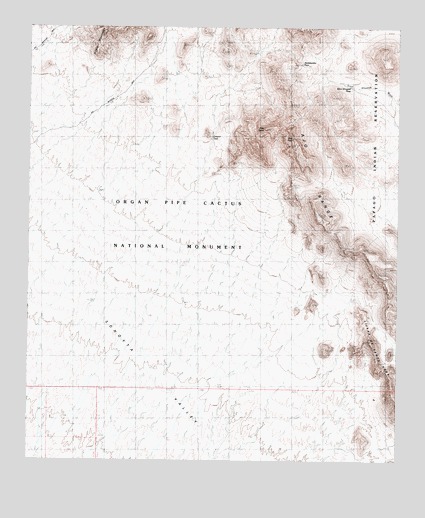 Diaz Peak, AZ USGS Topographic Map