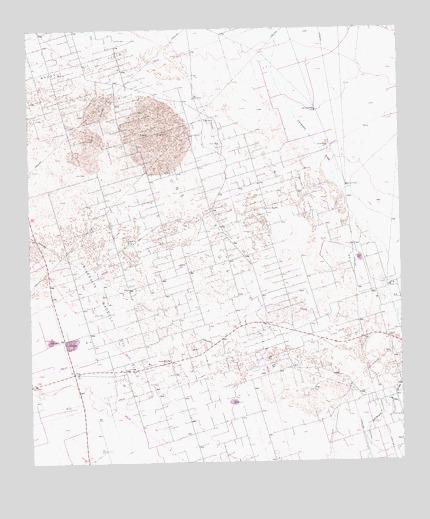 Doodle Bug Well, TX USGS Topographic Map