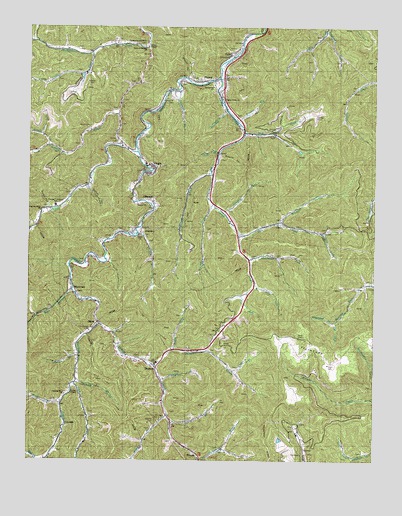 Dorton, KY USGS Topographic Map