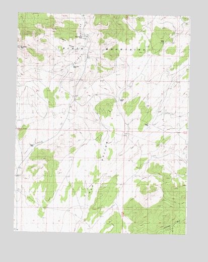 Dry Willow Peak, UT USGS Topographic Map