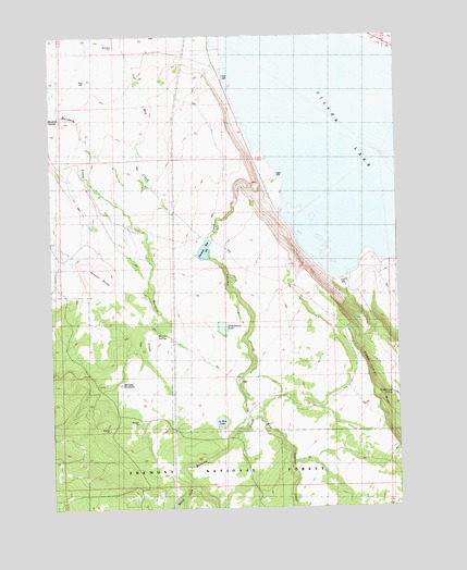 Duncan Reservoir, OR USGS Topographic Map