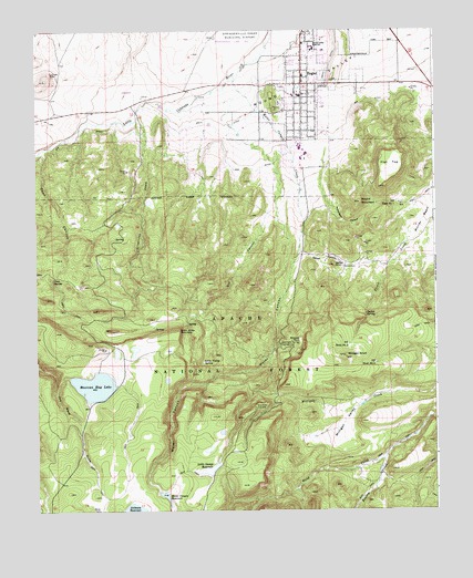 Eagar, AZ USGS Topographic Map