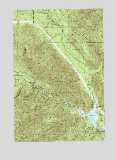 Eagle Gorge, WA USGS Topographic Map