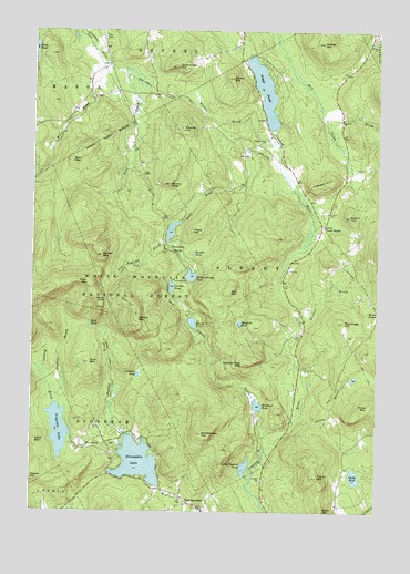 East Stoneham, ME USGS Topographic Map