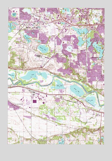 Eden Prairie, MN USGS Topographic Map
