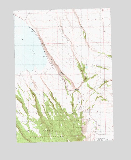 Egli Rim, OR USGS Topographic Map