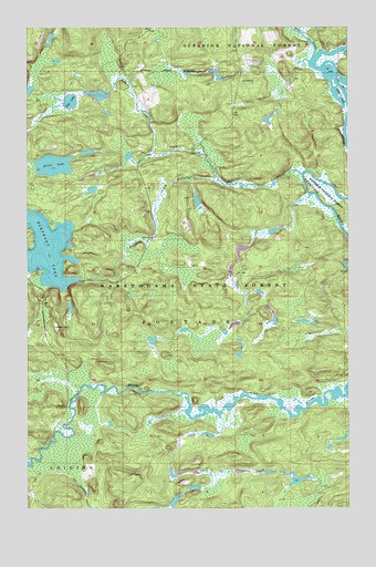 Elephant Lake, MN USGS Topographic Map
