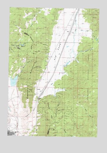 Elk Park Pass, MT USGS Topographic Map