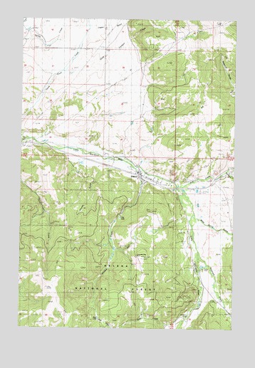 Elliston, MT USGS Topographic Map