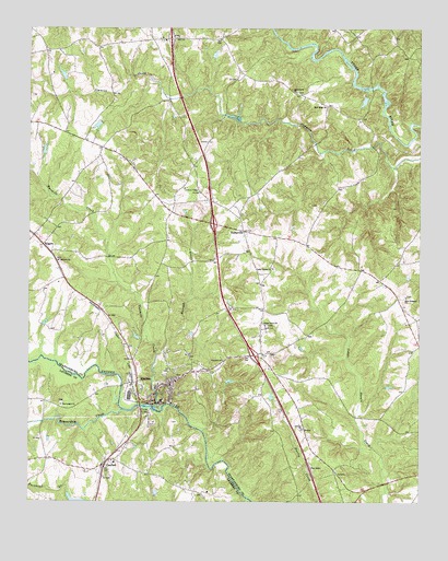 Enoree, SC USGS Topographic Map