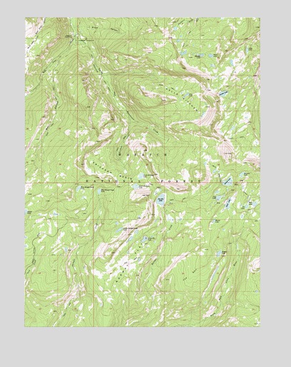 Erickson Basin, UT USGS Topographic Map