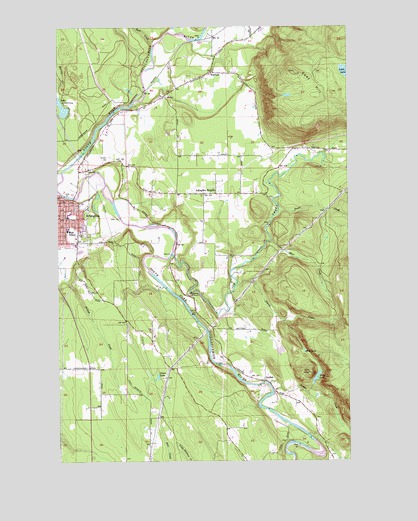 Arlington East, WA USGS Topographic Map