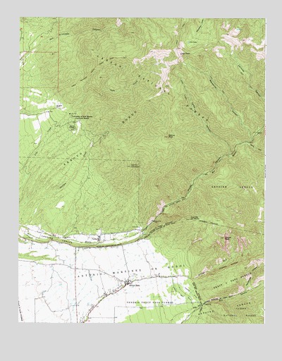 Arroyo Seco, NM USGS Topographic Map