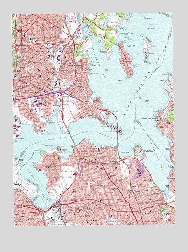 Flushing, NY USGS Topographic Map