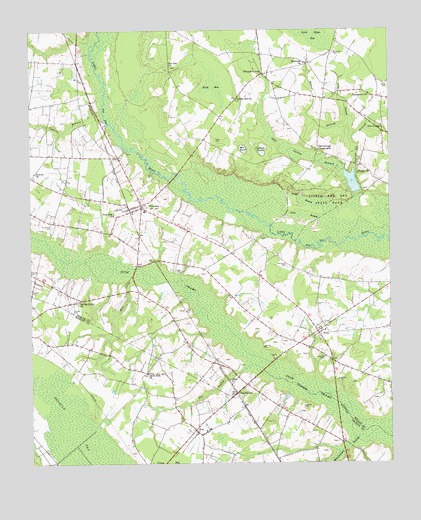 Fork, SC USGS Topographic Map
