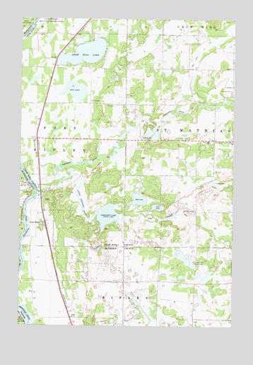 Fort Ripley, MN USGS Topographic Map