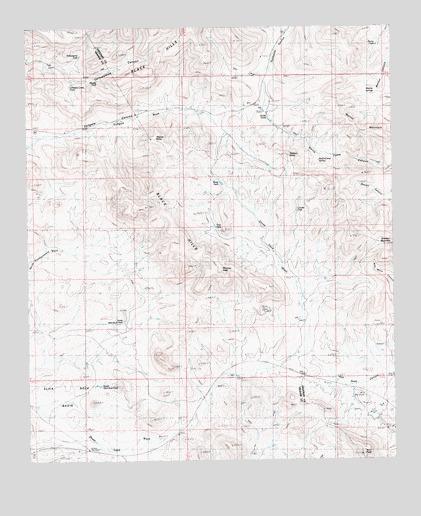 Ash Peak, AZ USGS Topographic Map