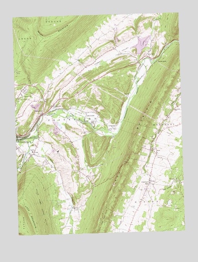 Frankstown, PA USGS Topographic Map