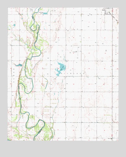 White Lake, OK USGS Topographic Map