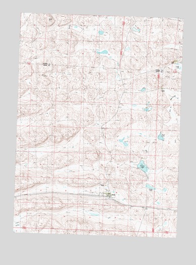Ashby, NE USGS Topographic Map