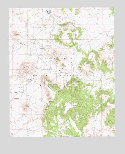 French Butte, AZ USGS Topographic Map
