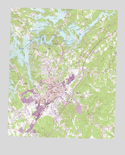 Gainesville, GA USGS Topographic Map