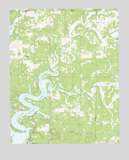 Gamaliel, AR USGS Topographic Map