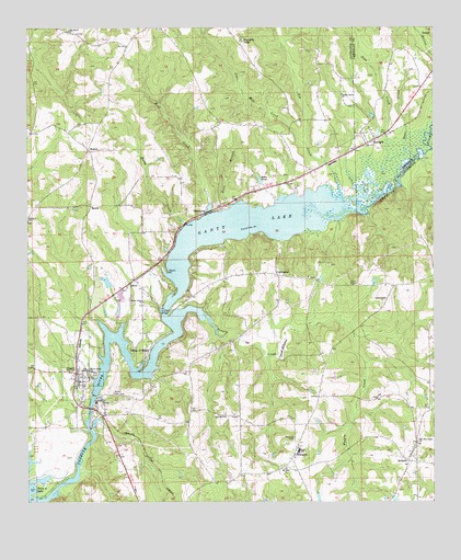 Gantt, AL USGS Topographic Map