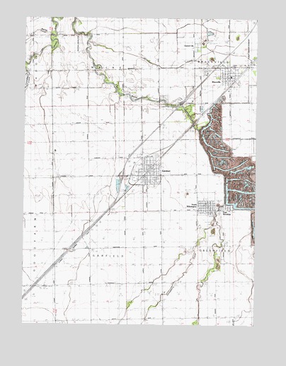 Gardner, IL USGS Topographic Map