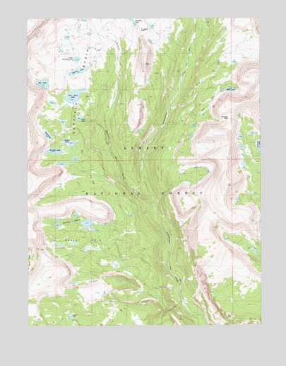 Garfield Basin, UT USGS Topographic Map