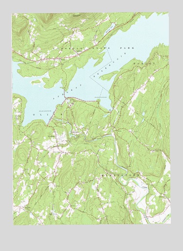 Ashokan, NY USGS Topographic Map