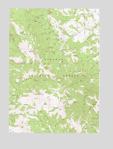 Garns Mountain, ID USGS Topographic Map