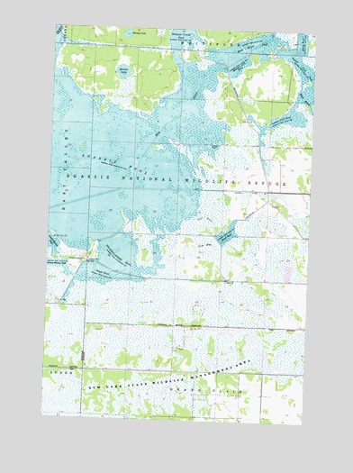 Gatzke SW, MN USGS Topographic Map