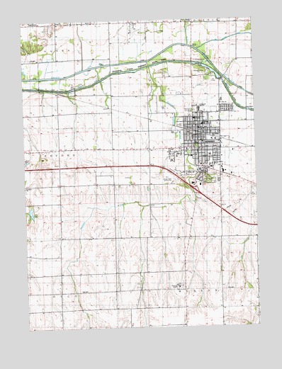 Geneseo, IL USGS Topographic Map